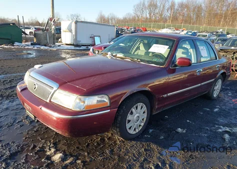 2005 Mercury Grand Marquis Gs из США, поврежденный, VIN 2MEFM74W95X637420